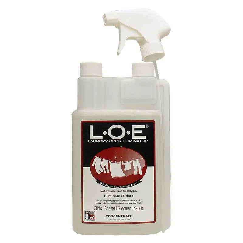 LOE Laundry Odor Eliminator Concentrate 32 oz Powerful Additive for Odor Removal