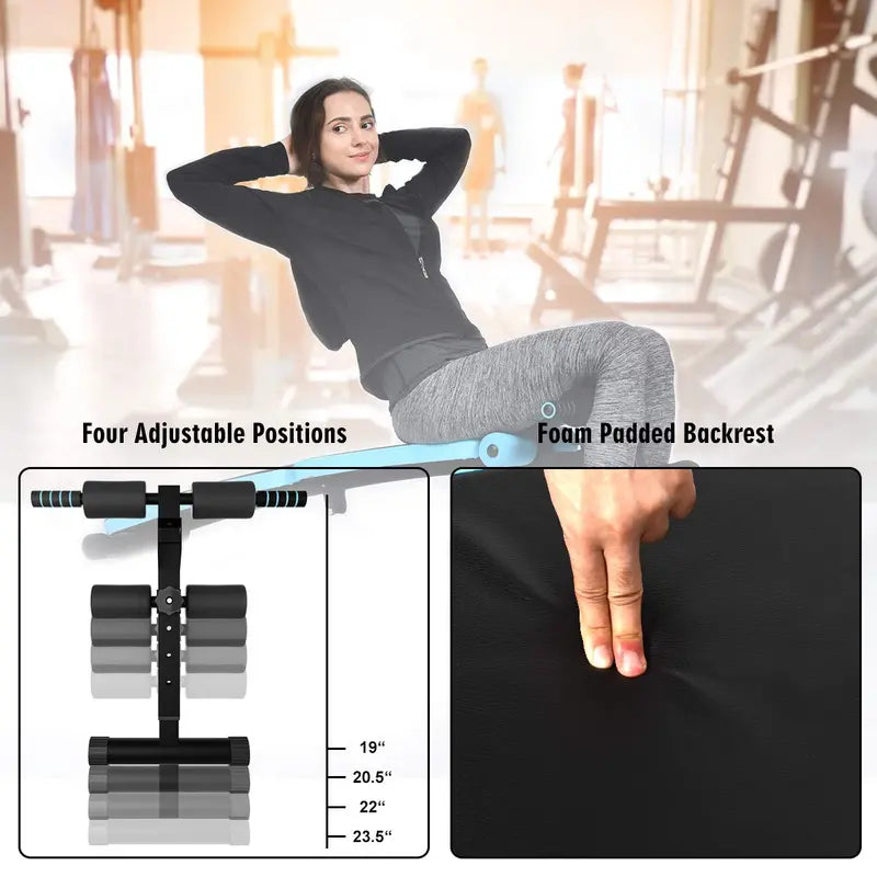 Adjustable Sit-Up Bench Slant Abdominal Workout Bench for Core Training