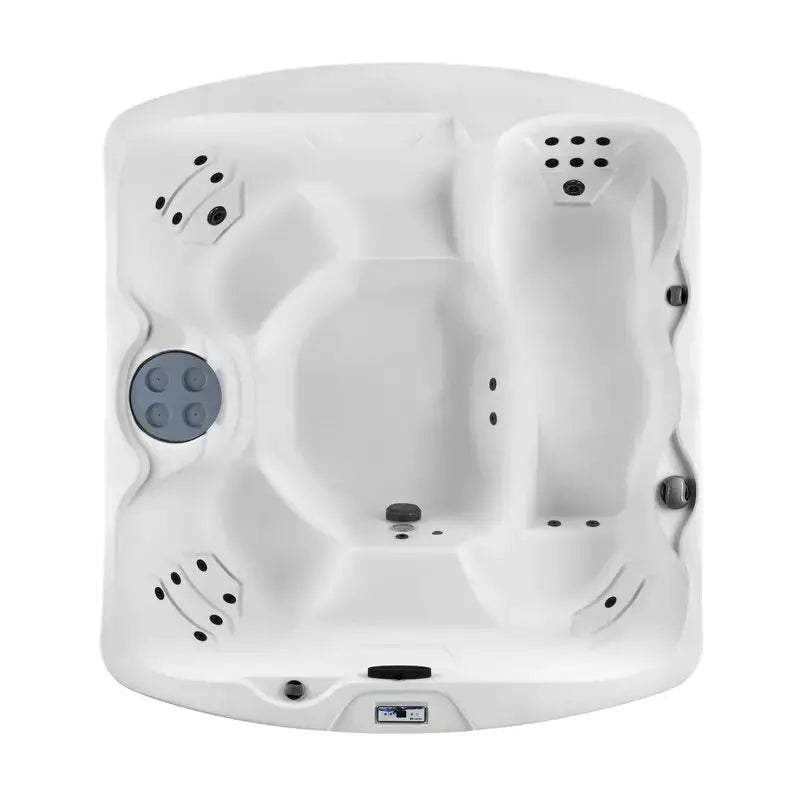 Lifesmart 5-Person Rectangular Hot Tub Plug-and-Play Spa with 23 Jets, Ozonator System & Espresso-Colored Shell