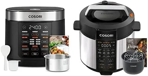 COSORI 6-Quart Multi-Cooker Stainless Steel Pressure Cooker with Ceramic Inner Pot for Rice, Slow Cooking, Sous Vide & Stir-Fry