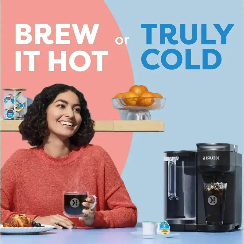 K-Brew+Chill Single-Cup Brewer: Hot & Iced Coffee Maker with 70 oz Detachable Water Reservoir