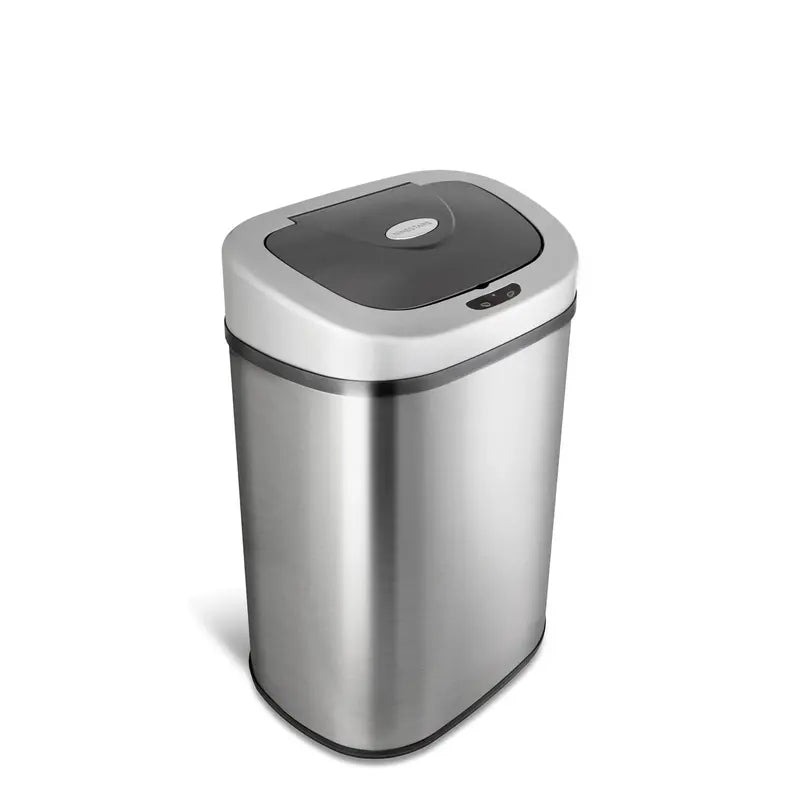 Nine Stars Touchless Motion-Sensor Trash Can 21.1 Gallon Stainless Steel Design