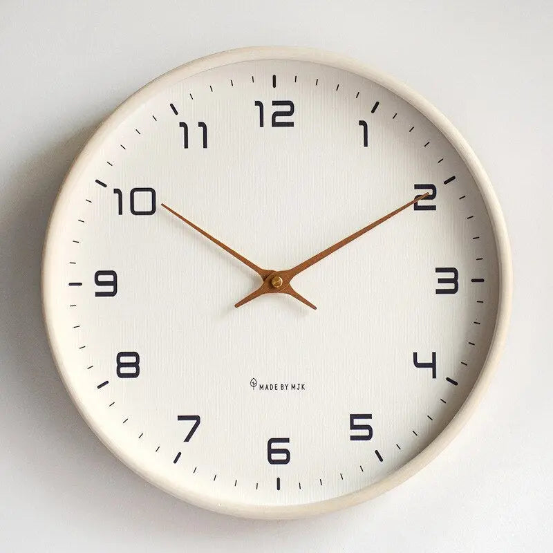 Scandinavian Silent Wall Clock Simple, Functional, and Stylish