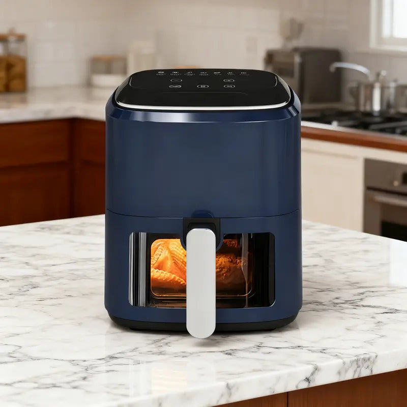 6L Touchscreen Air Fryer Oil-Free Smart Cooking with HD Display
