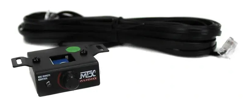 MTX 12″ Dual-Voice-Coil Car Subwoofer System Includes Enclosed Box, Amplifier, and Complete QPower Wiring Kit