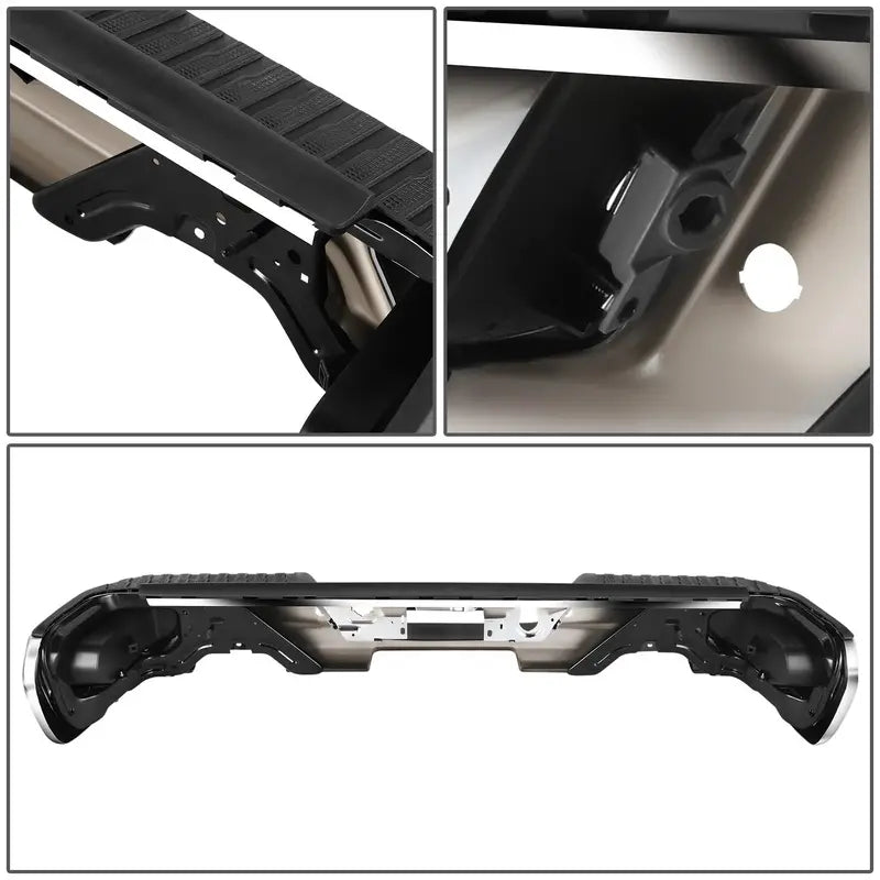 Chevrolet/GMC Silverado & Sierra 1500 Rear Bumper Exhaust Cutouts + Parking Sensor Holes (20192023)