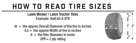Hi-Run Lawn and Garden Tire 18X8.50-8 2PR SU05