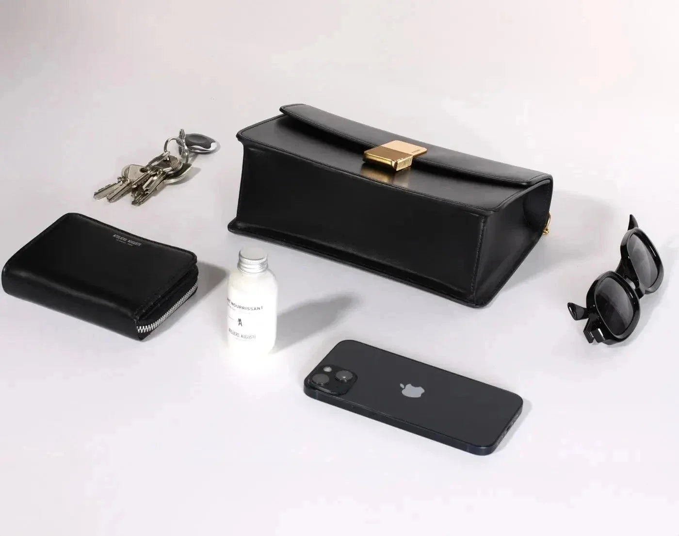 Alma - Cuir Box Chocolat
