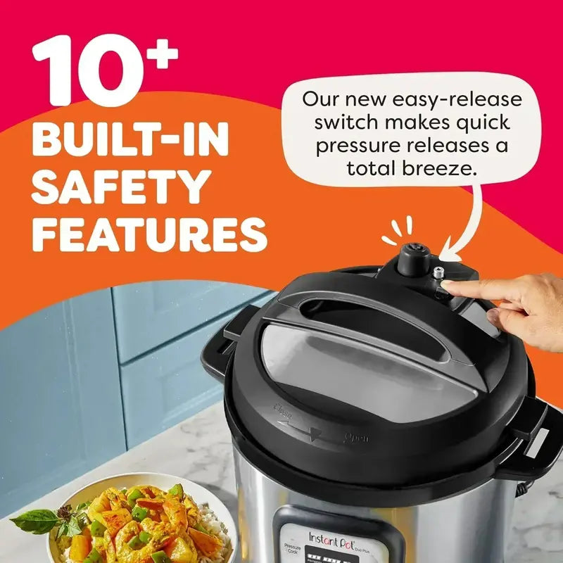 9-in-1 Multifunctional Electric Pressure Cooker — Slow Cook, Steam, Sauté, Yogurt, Sterilize & More
