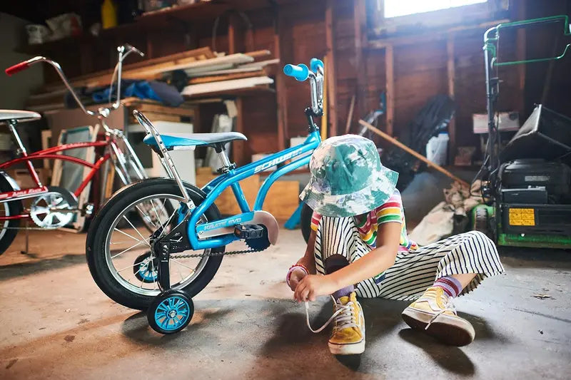Schwinn Krate EVO Kids Bike, 16″ Wheels, Ages 3-5, Raspberry, Alloy Steel Frame, Removable Training Wheels, Coaster Brake