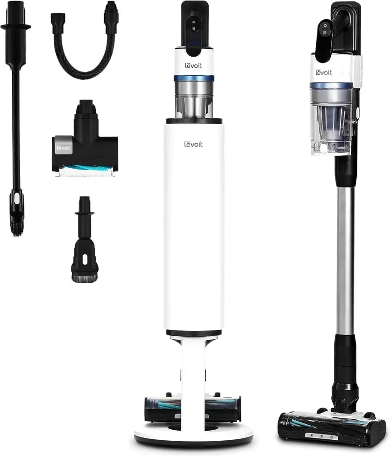 Levoit LVAC-300 Cordless Vacuum: HEPA Filtration, Tangle-Resistant Brush & 60-Min Runtime — Lightweight Stick Vac for Hard Floors, Carpets & Pet Hair