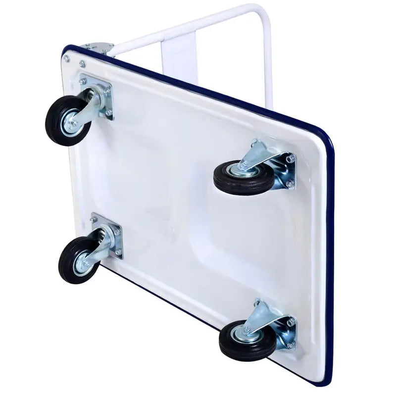 Heavy-Duty Folding Platform Cart 660 LB Capacity Flatbed Dolly with Smooth-Rolling Casters