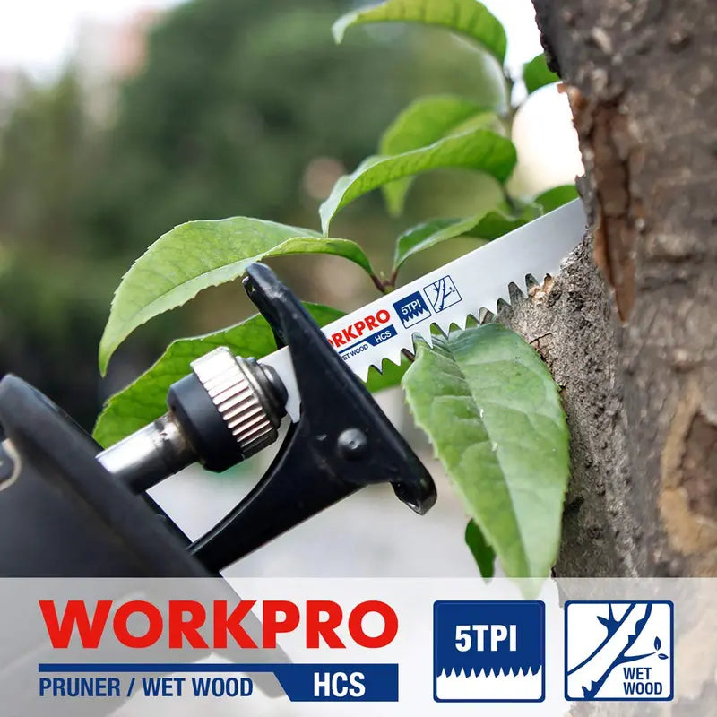 WORKPRO Wood Pruning Saw Blade Set 5-Piece 9-Inch Reciprocating Blades