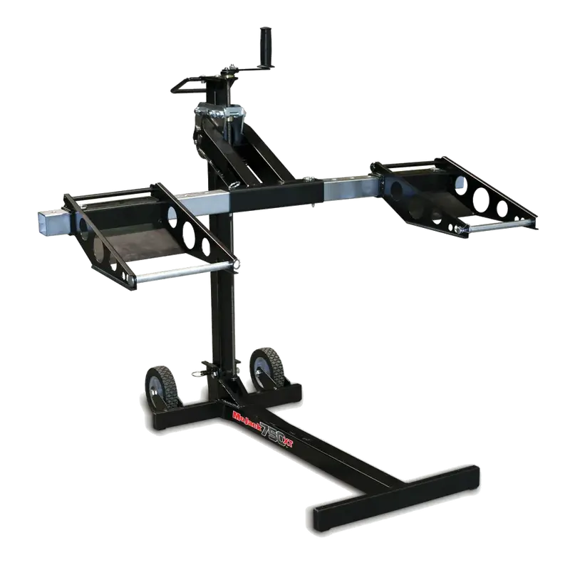 MoJack XT Riding Mower Lift 750-LB Capacity Hydraulic Lift for Lawn Tractor Maintenance
