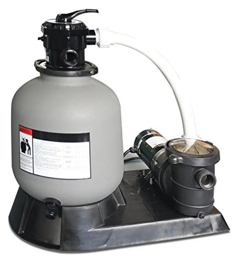 22-Inch Sand Filter System with 2.0 HP Pool Pump — High-Efficiency Filtration