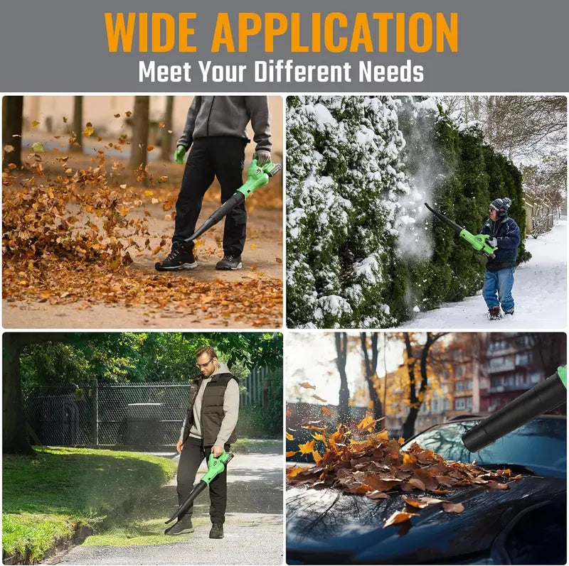 WORKPROX 20V High-Performance Cordless Leaf Blower 138 MPH Air Speed, 170 CFM, USB-C Charging