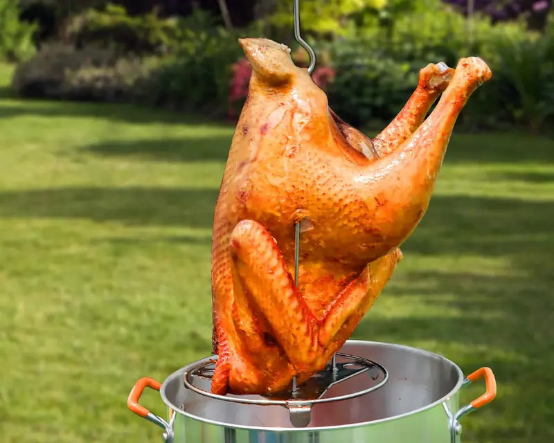 Worcest Outdoor Deep Fryer Kit with Turkey Fryer Pot and Seafood Boiling Accessories