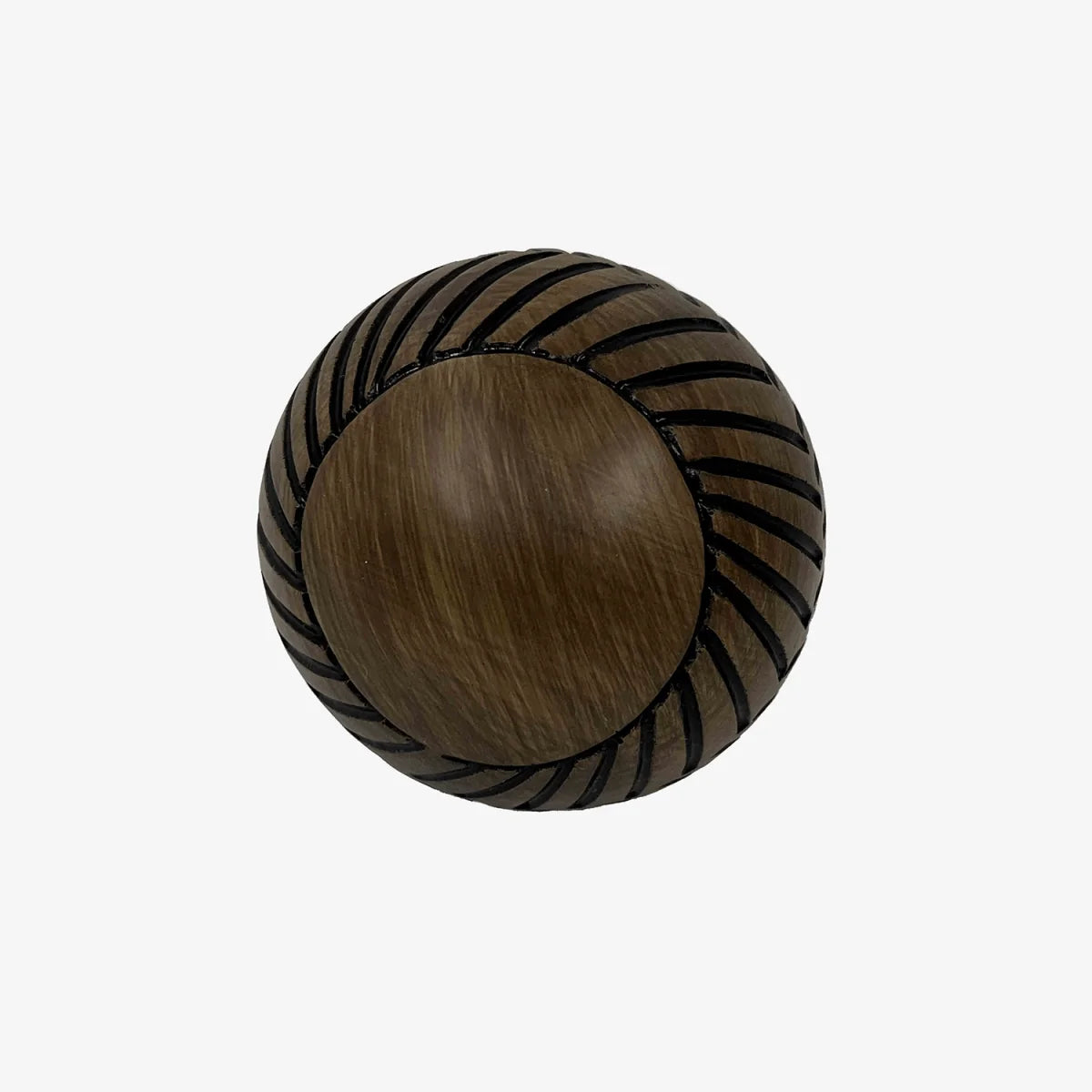 Boule d co en r sine effet bois sculpt Delhi