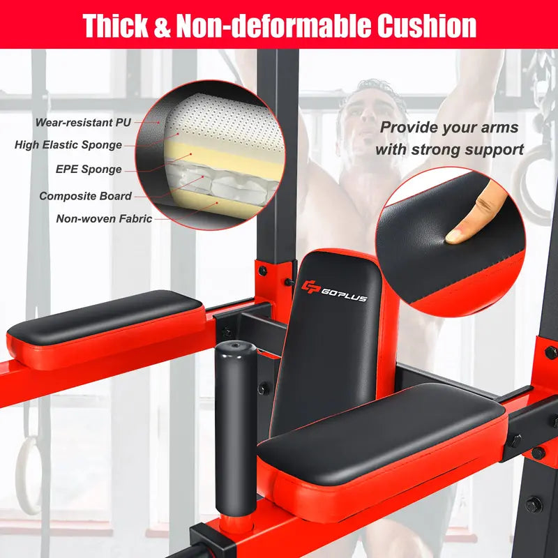 All-in-One Power Tower Multi-Functional Pull-Up, Dip, and Push-Up Station