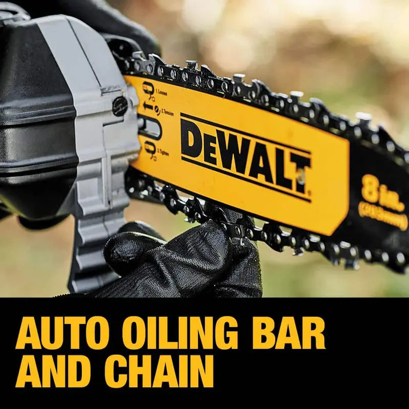 DEWALT 20V MAX 8in. Cordless Battery Powered Pole Saw, Tool Only DCPS620B