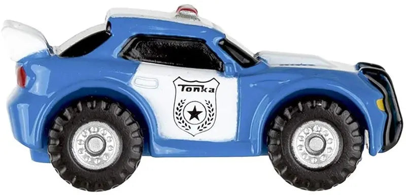 Tonka Micro Metals Multipack Police Cruiser, Fire Truck, Garbage Truck , Dump Truck (Blind)