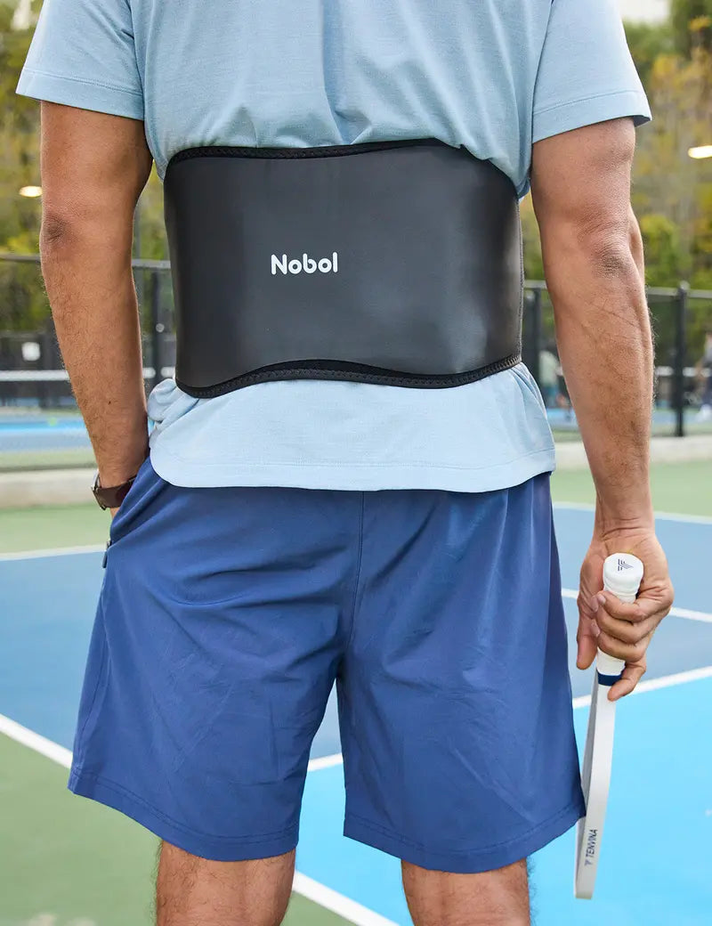 PhysioBelt Heated Back and Waist Massage Belt with Adjustable Heat