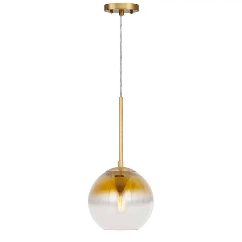 Callisto Single-Light Pendant Fixture Model 2761-01-12, Soft-Finish Design
