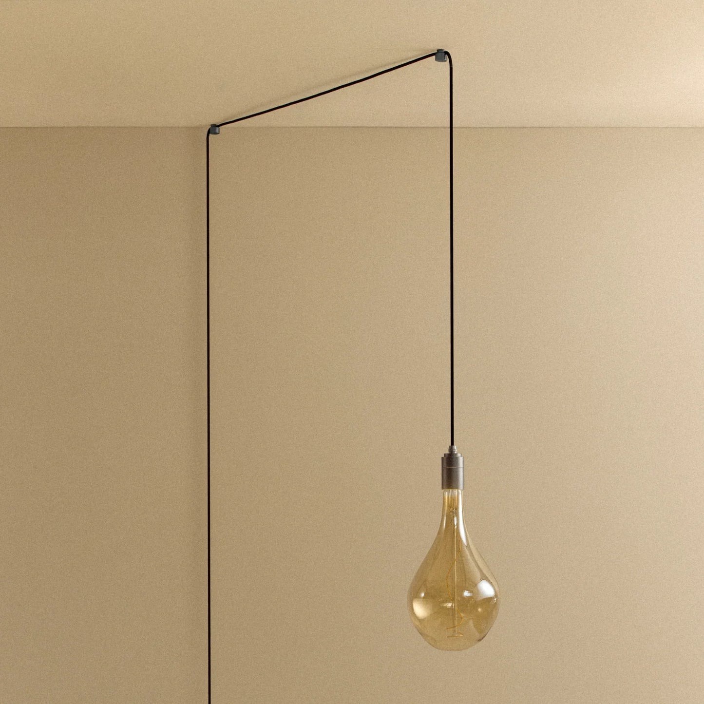 Voronoi III Plug-In Pendant in Graphite