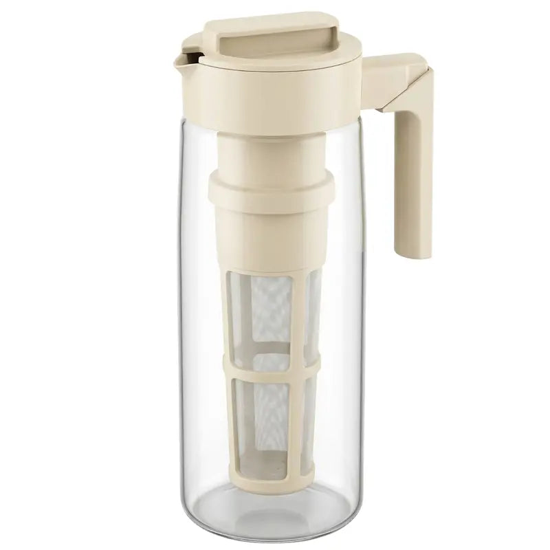 64 oz Tritan Cold Brew Coffee Maker with Leak-Proof Airtight Lid and Pitcher