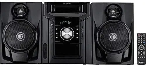 CD-BH950 5-Disc Mini Shelf System: 240W Speakers, Cassette Player & Bluetooth Audio