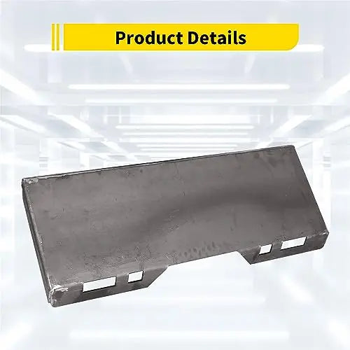 1/2 Skid Steer Mount Plate Quick Tach Attachment Loader Plate Compatible with Bobcat Kubota