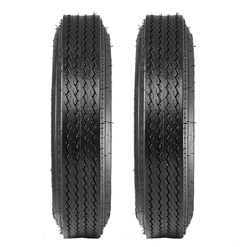 Albott Set of 2 4.80-12 Bias Trailer Tires 6PR 480-12 4.80×12 Hightway Boat Motorcycle Tires, Load Range C