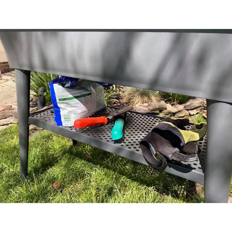 Bosmere English Garden Maxi 32 in. L x 15 in. W x 31-1/2 in. H Self Watering Plastic Raised Garden Bed L770