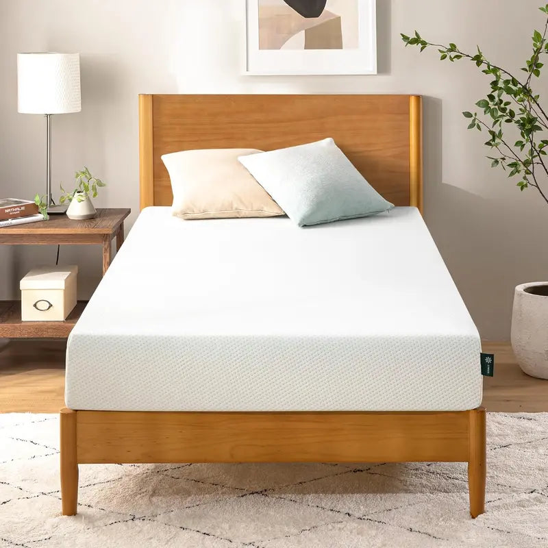 Zinus Lumbar+ 14-Inch King Mattress: Ergonomic Memory Foam with Targeted Lumbar Support, Cooling Gel Infusion, Green Tea Extract, and Soft Cool-to-Touch Cover