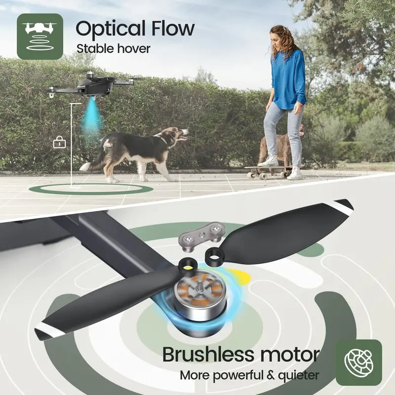 Holy Stone HS175D GPS Drone 4K Camera, Brushless Motors, Auto Return, Follow Me & 46-Minute Flight Time
