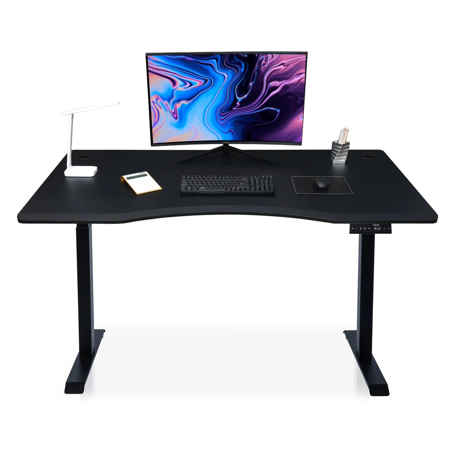 Bureau assis debout incurvé (bords arrondis) - DYNAMIC SMOOTH