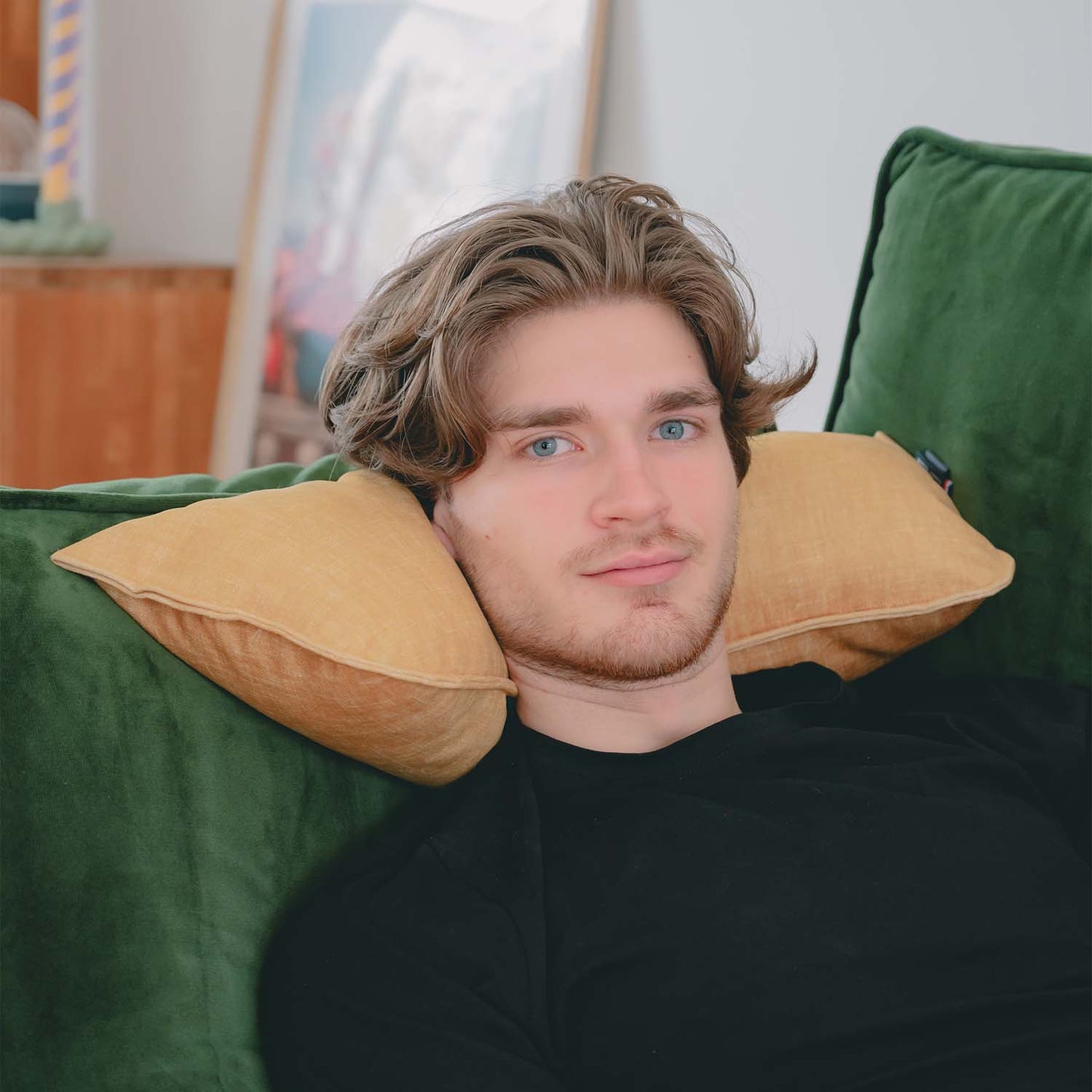 Coussin repose tête et de décoration · EPICUR Zeus (velours)