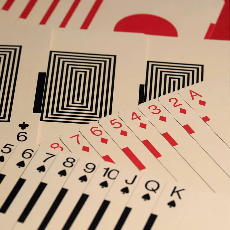 Eames-Inspired Starburst Design Playing Cards