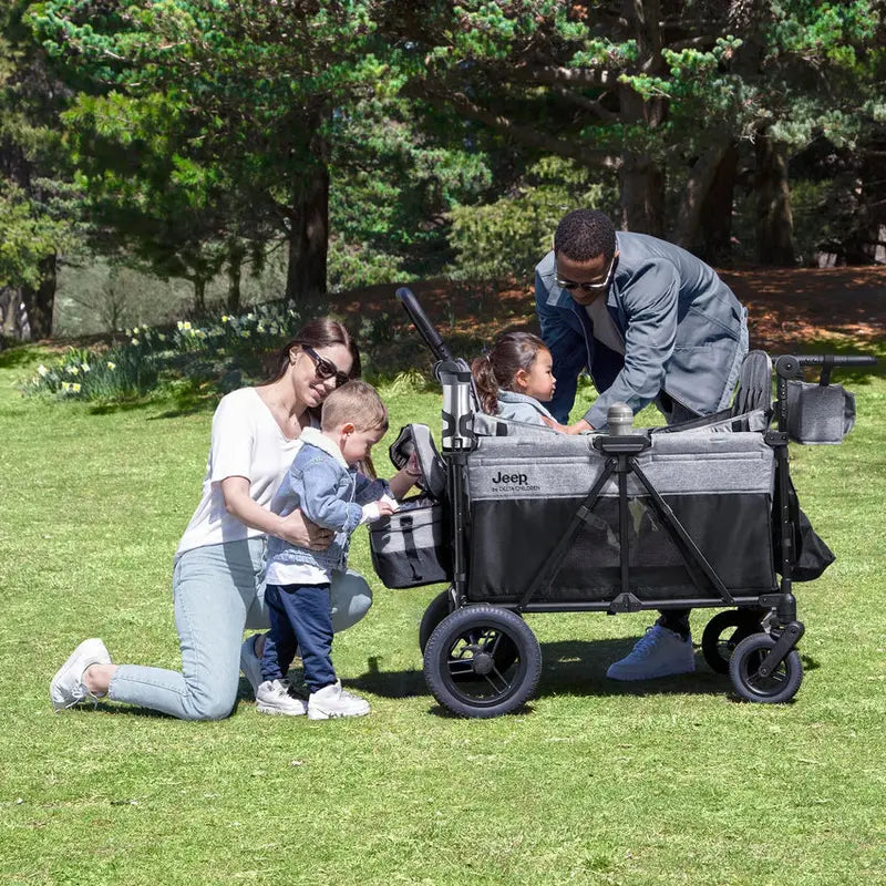 Delta Children Jeep Wrangler 4-Seat Stroller Wagon Deluxe Model