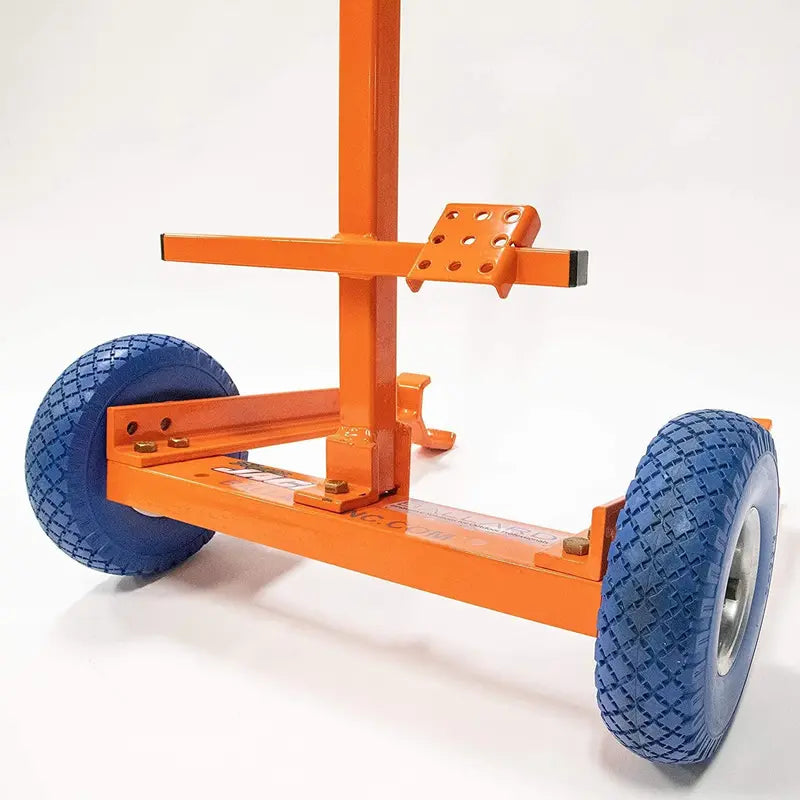 Ballard Super Jack Pro Mower Lift High-Visibility Orange, Heavy-Duty Stand-Up Jack for ZTRs and Walk-Behinds