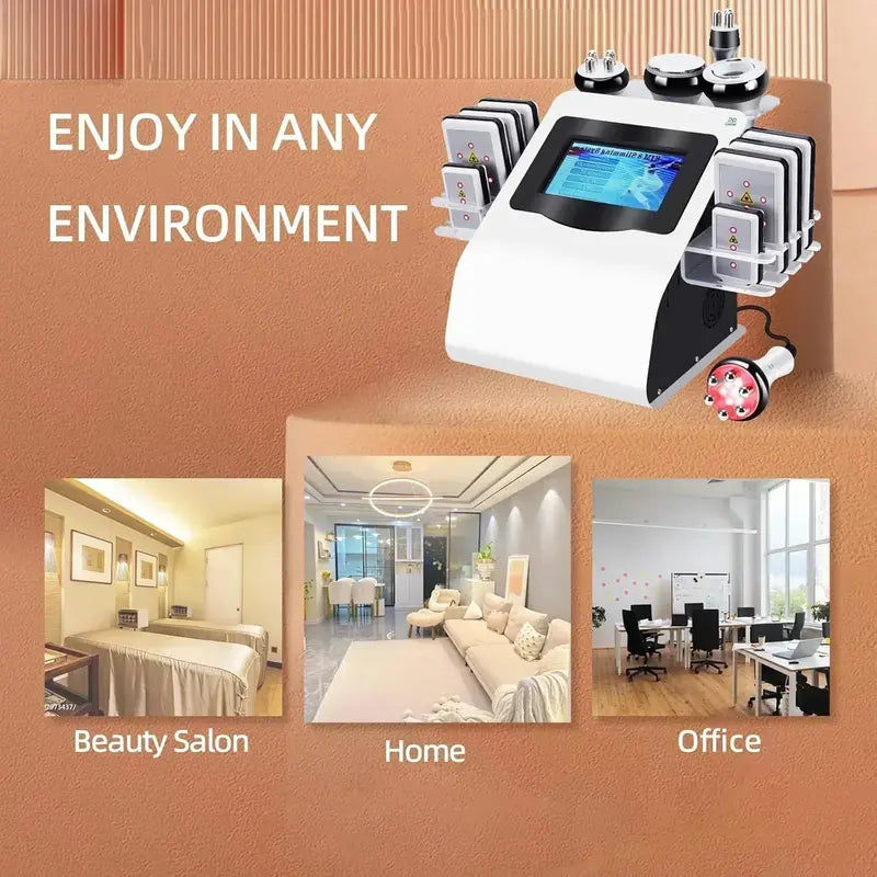 Multi-Function Body Contouring Massager Handheld RF & Vibration Device for Cellulite Appearance Reduction