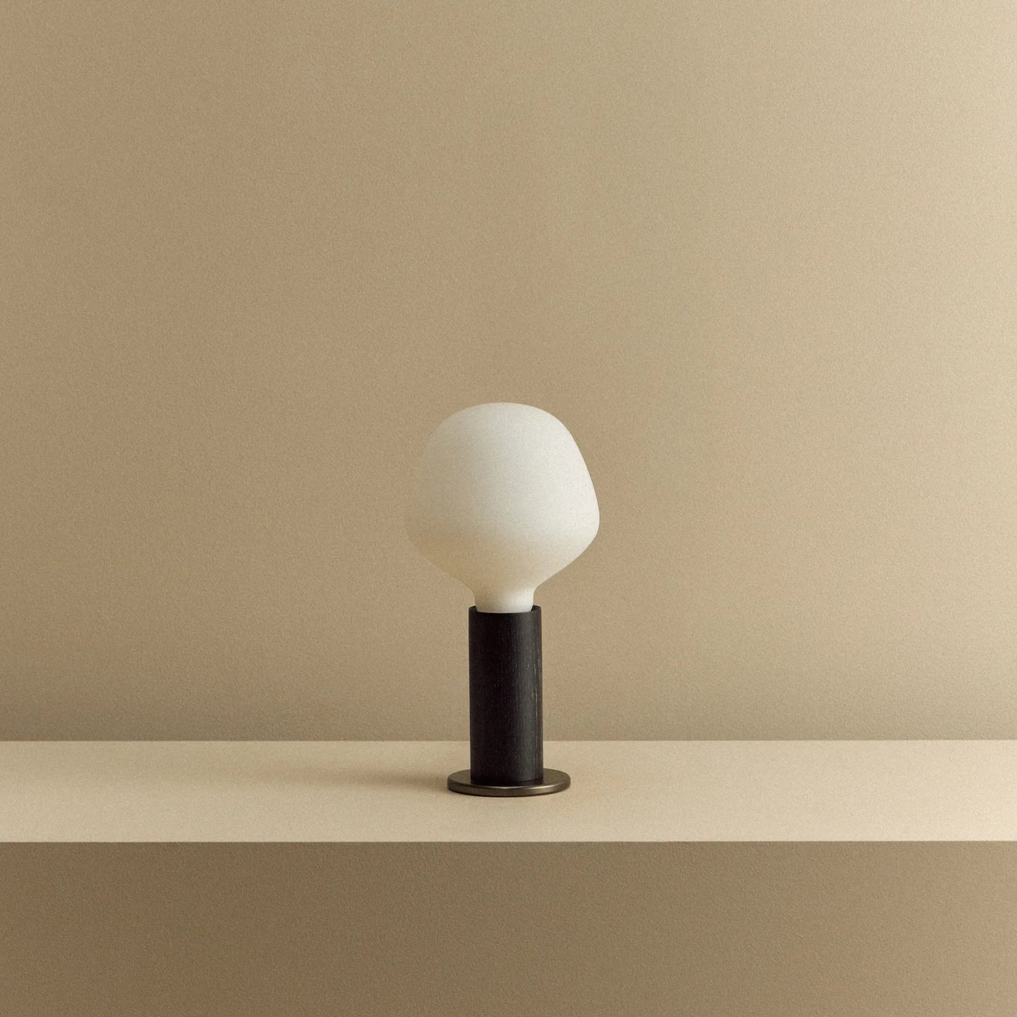 Knuckle Table Lamp in Blackened Oak + Enno