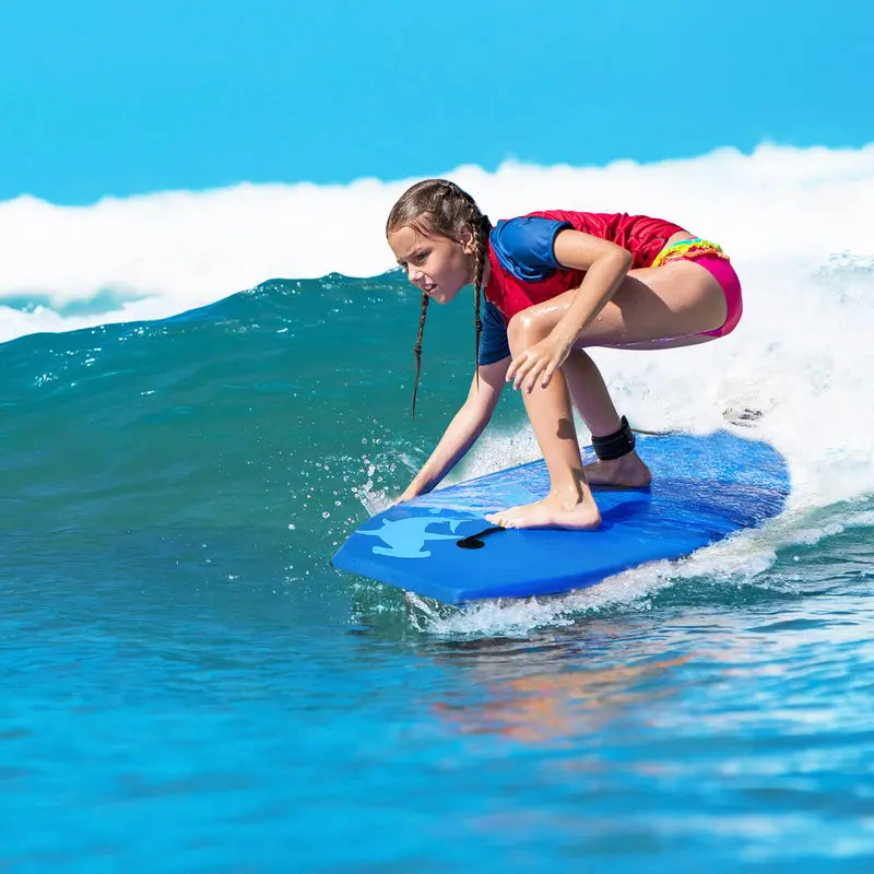 Lightweight Bodyboard Featuring EPS Core, XPE Deck, and HDPE Slick Bottom