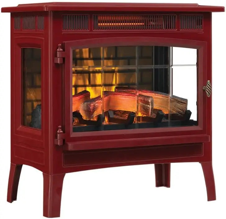 Duraflame Freestanding Electric Fireplace — 3D Flame Effect Heater with Realistic Glow