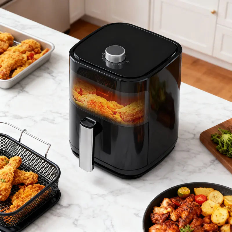 6L Digital Smart Air Fryer 8-in-1 Versatile Cooking Appliance