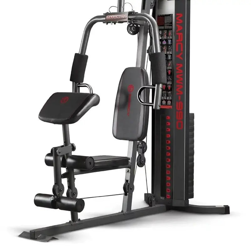 Marcy MWM-990 Dual-Function Home Gym System 150-Pound Weight Stack for Full-Body Strength Training