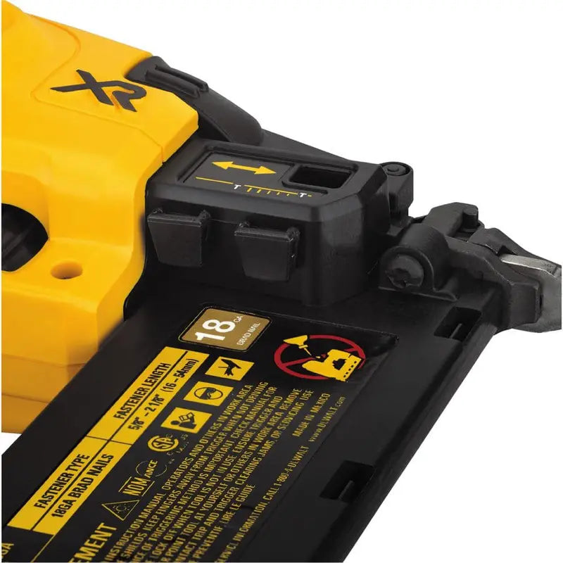 DEWALT 20V MAX XR Cordless Brad Nailer (Bare Tool)