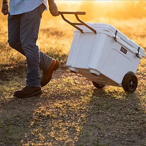 YETI Tundra Haul Wheeled Cooler Rugged Portable Cooler with All-Terrain Wheels & Bear-Resistant Design