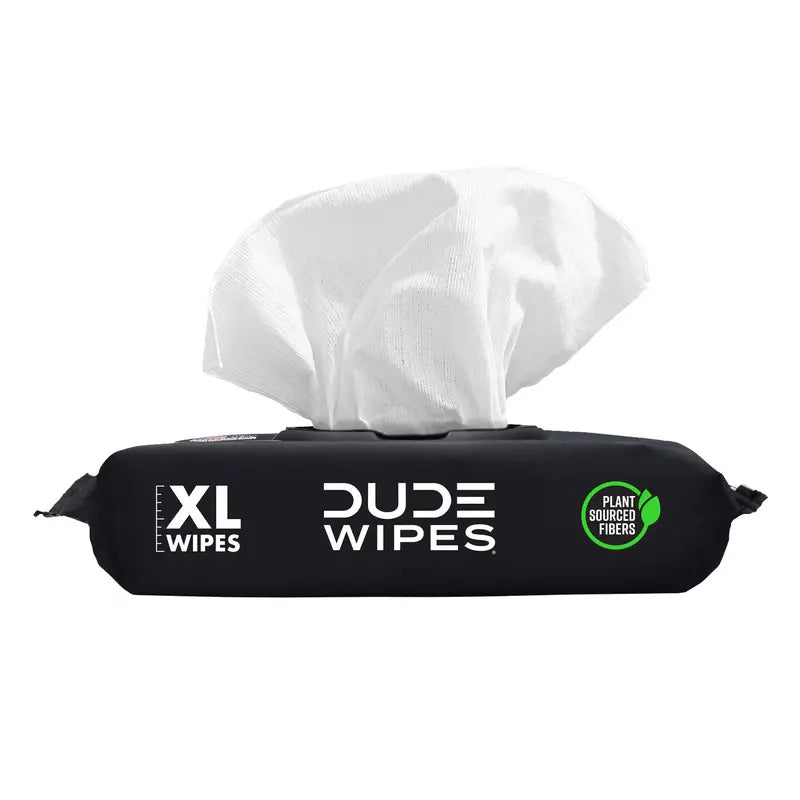 DUDE Wipes Fragrance-Free XL Flushable Cleansing Cloths 480 Count, Moisturizing Formula