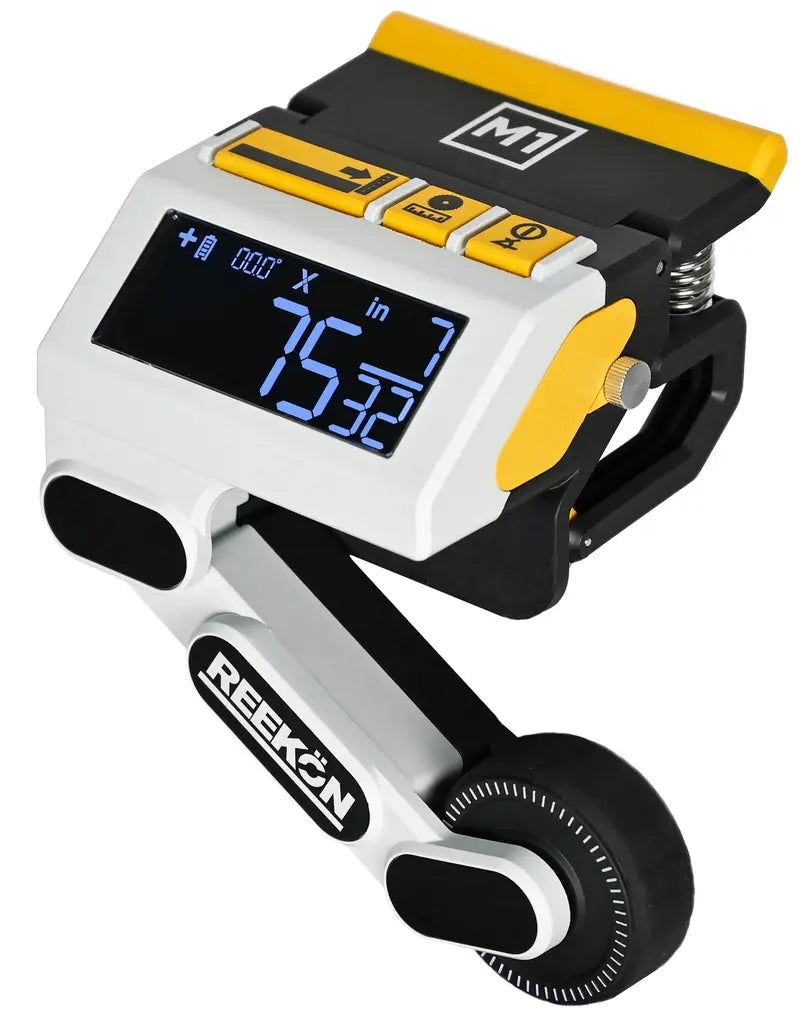 REEKON Tools M1 Caliber Digital Measuring Tool for Saws, Adjustable, LCD Display, English/Metric Units